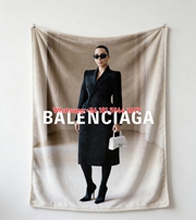 Balenciaga Luxury Fashion Flannel Throw Blanket for Wall Decor BA280